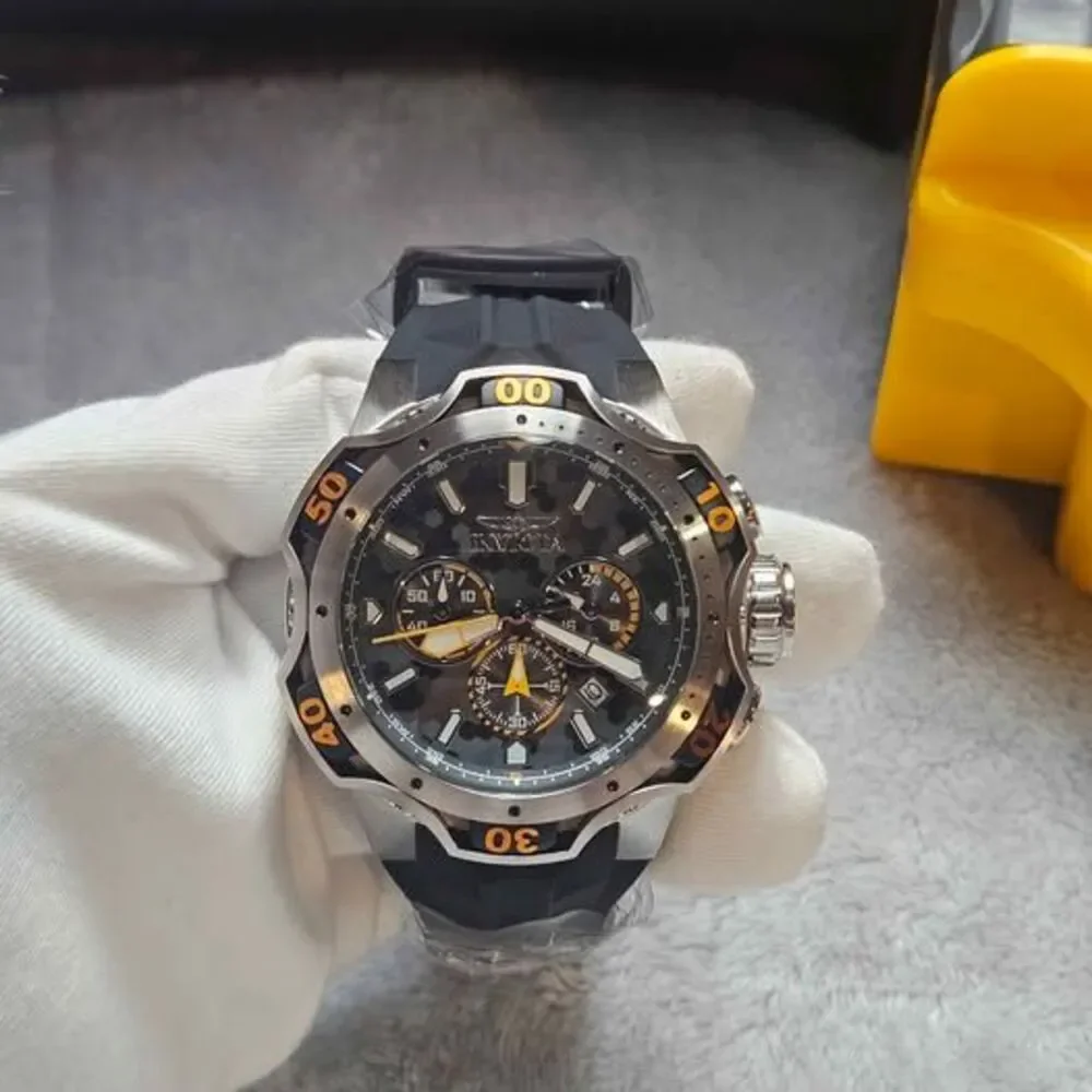 Invicta Venom Combat Men's Watch - 52.5mm, Black